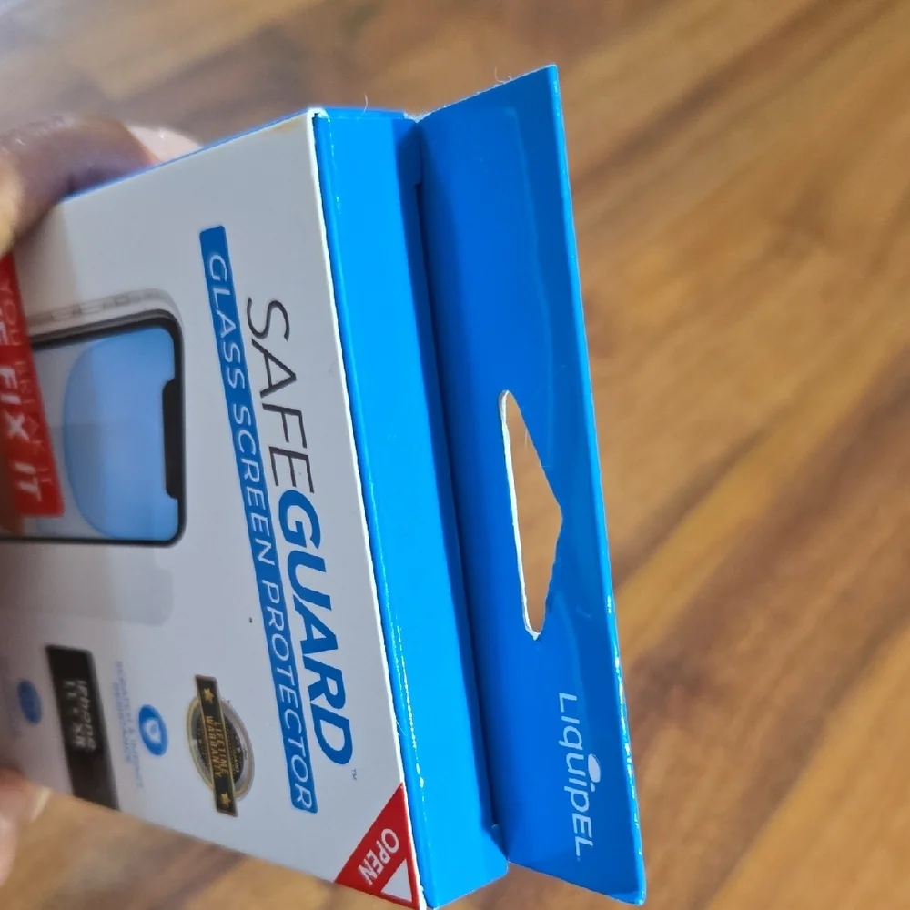 Glass Screen Protector for iPhone 11/XR - Clear Liquipel Safeguard NEW
